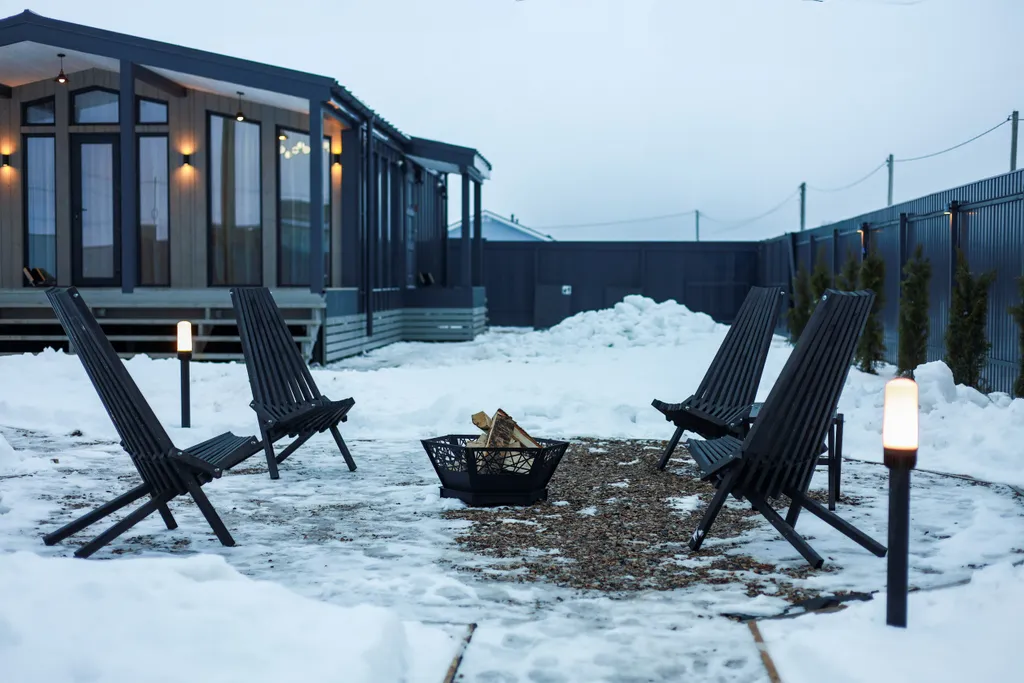 Стильный barnhouse с сауной