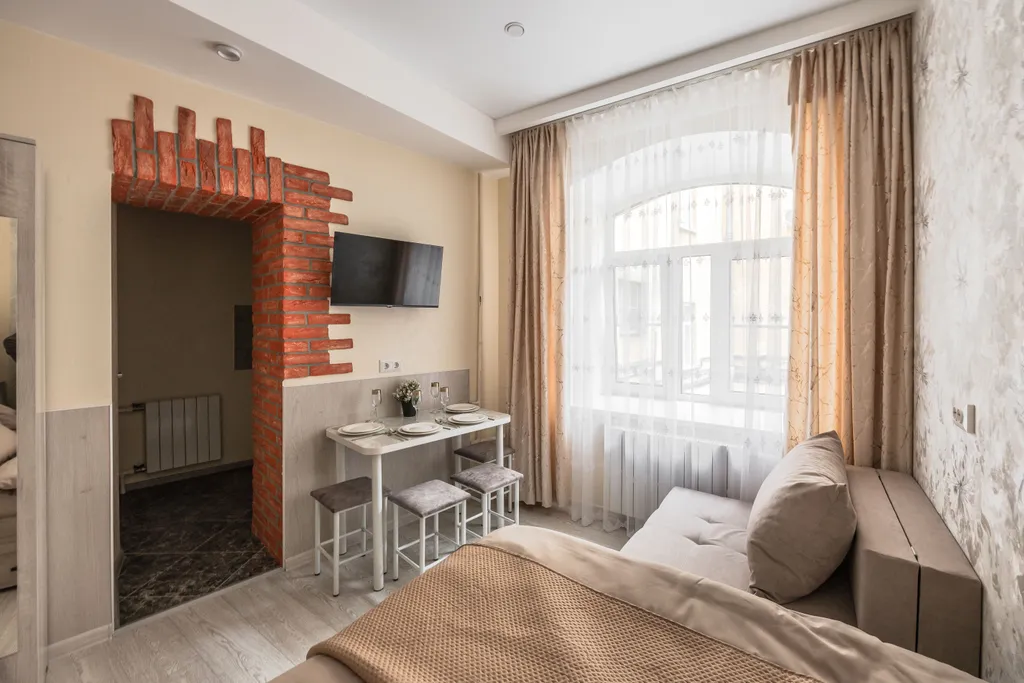 Квартира Квартира Трехместная студия на набережной канала Грибоедоева — Санкт-Петербург