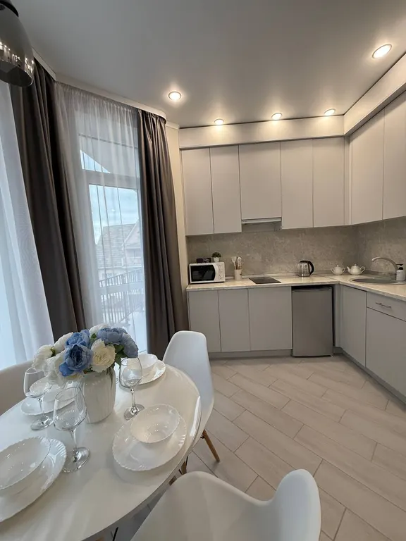 Квартира Квартира Студия с балконом и видом на море — Адлер