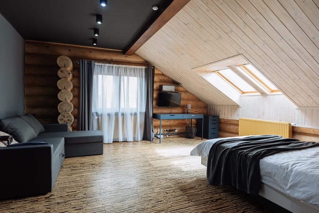 Шикарный дом из сруба с баней и бассейном