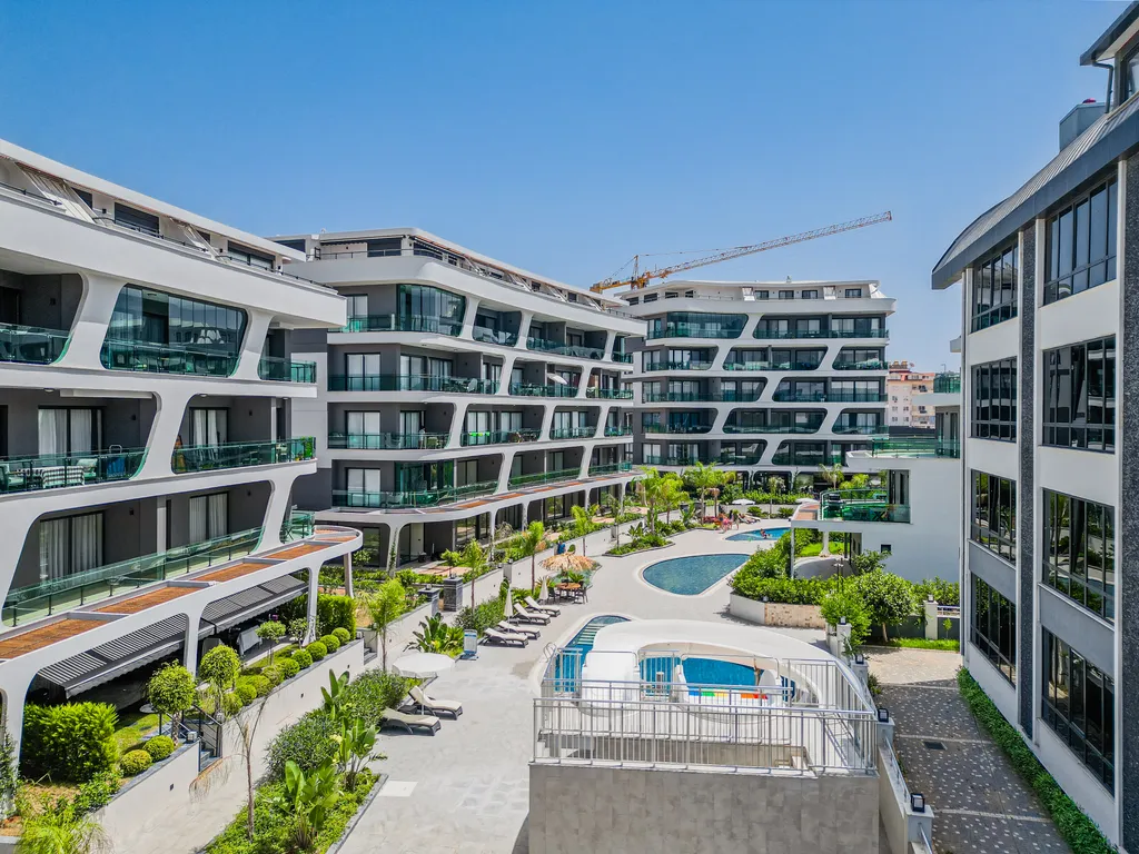 Светлая 1+1 квартира с балконом Sol garden residence