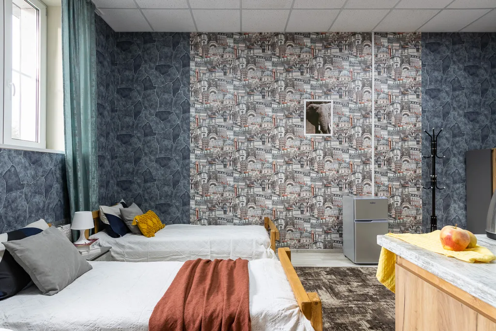 Двухместные апартаменты с кухней