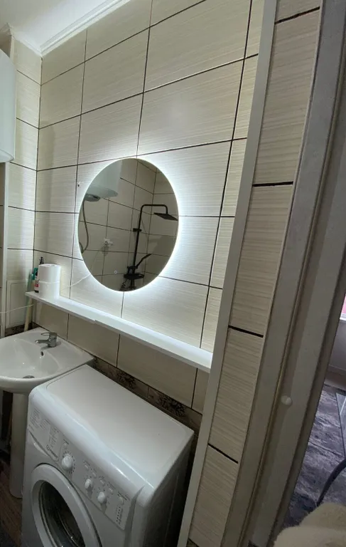 Уютная квартира-студия 20 минут от моря. Большие окна, вид на горы