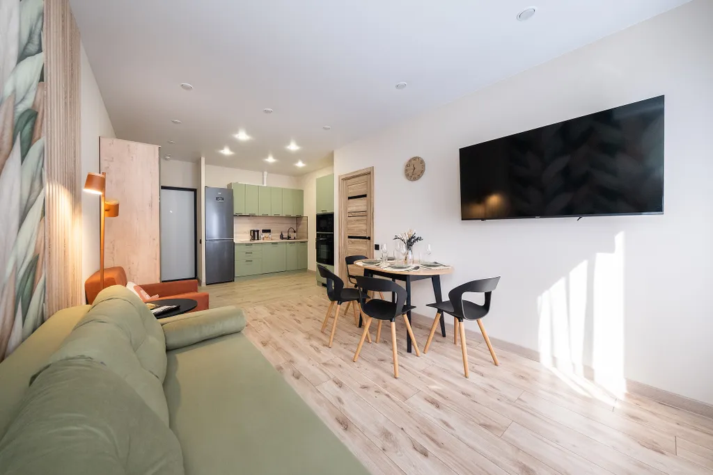 Квартира Уютная двухкомнатная квартира, вид на море с территории ЖК — Адлер