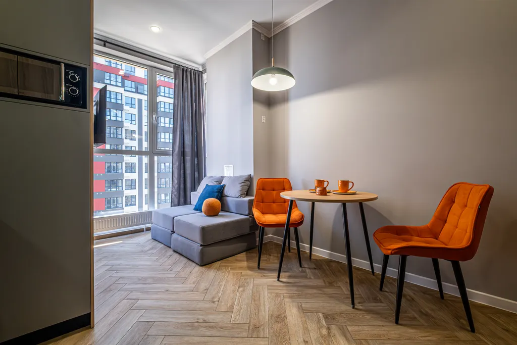 Дизайнерская однокомнатная квартира в центре города