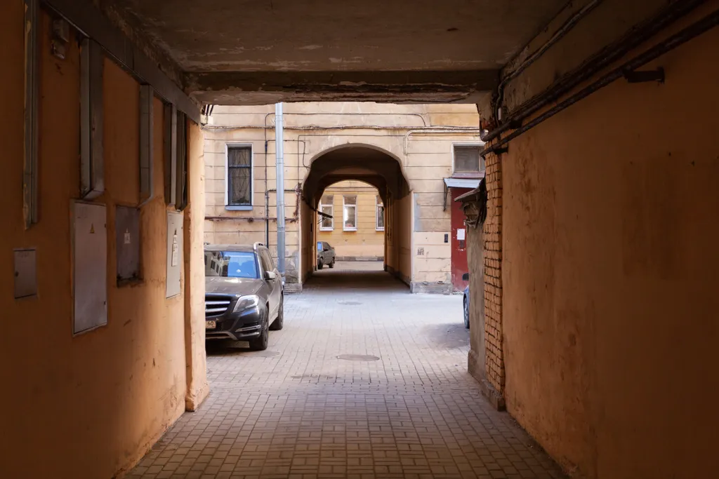 Квартира Квартира Тихая студия у Смольного — Санкт-Петербург