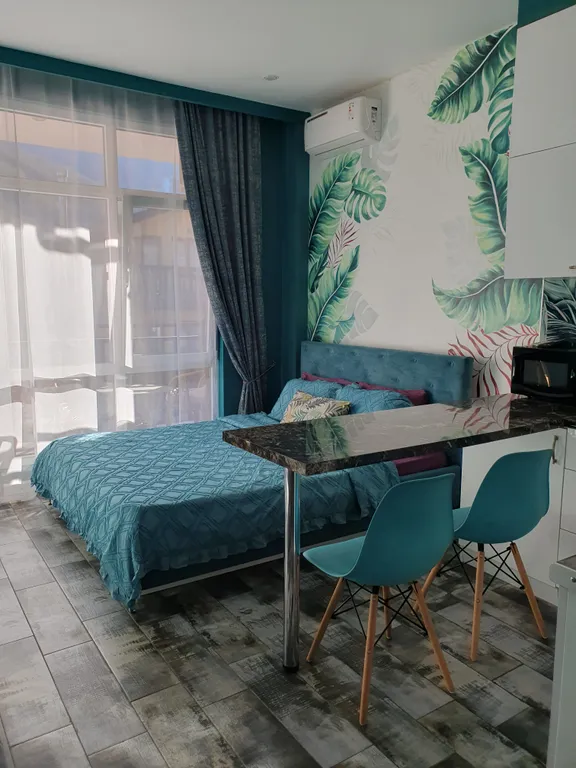 Уютная студия с видом на горы