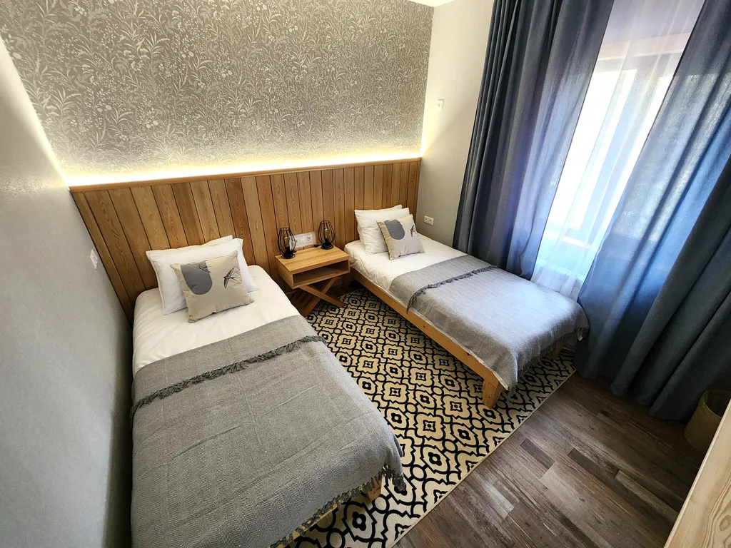 Двухкомнатные апартаменты с видом на горы