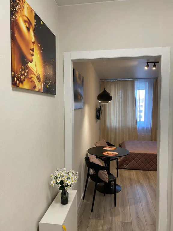 Уютная квартира студия для проведения романтического вечера