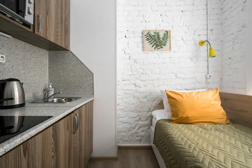 Уютная одноместная студия New Horizon А5 у метро Сенная