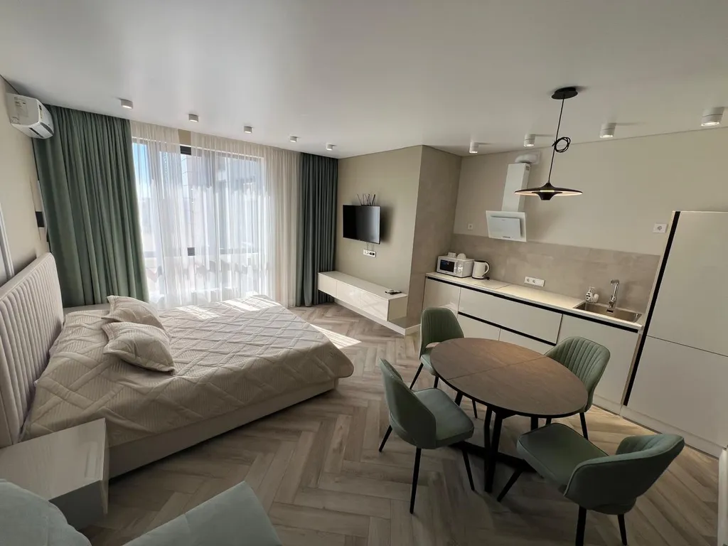 Квартира Апартаменты-студия для 4х гостей на 1-ой береговой линии — аренда посуточно в Анапа