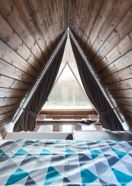 Коттедж Коттедж A-Frame на берегу Ладоги — Сясьстрой