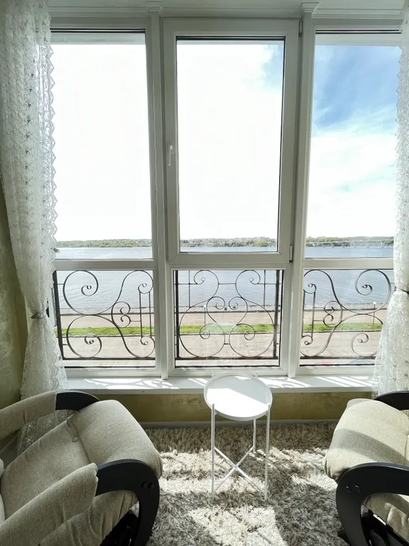 Новые апартаменты с реальным видом на Волгу