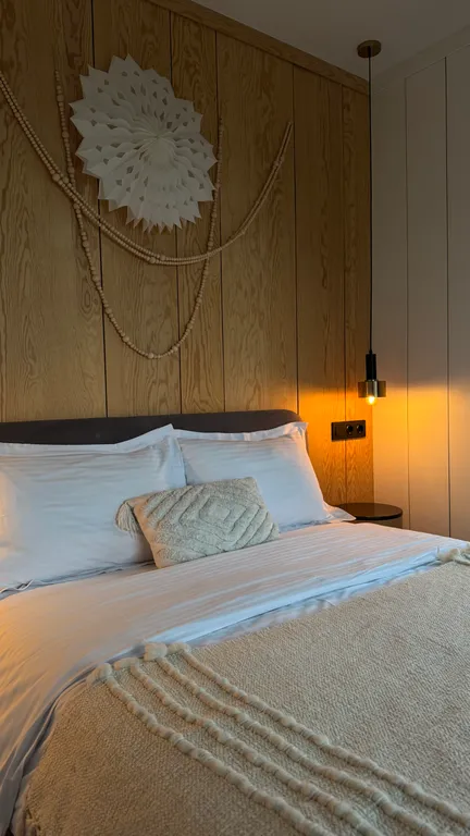 Скандинавский дом с джакузи, сауной и видом на живописное поле