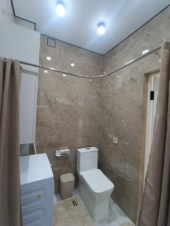 1комнатная квартира 38 квадратных в 7 минутах от моря для 4х гостей