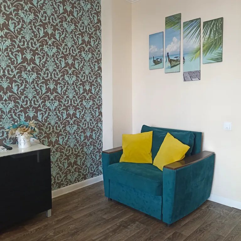 Уютная квартира-студия рядом с центром города в новом микрорайоне