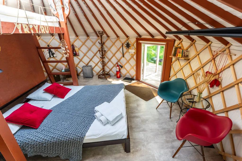 Коттедж Необычный дом Юрта в современном стиле — Можайск