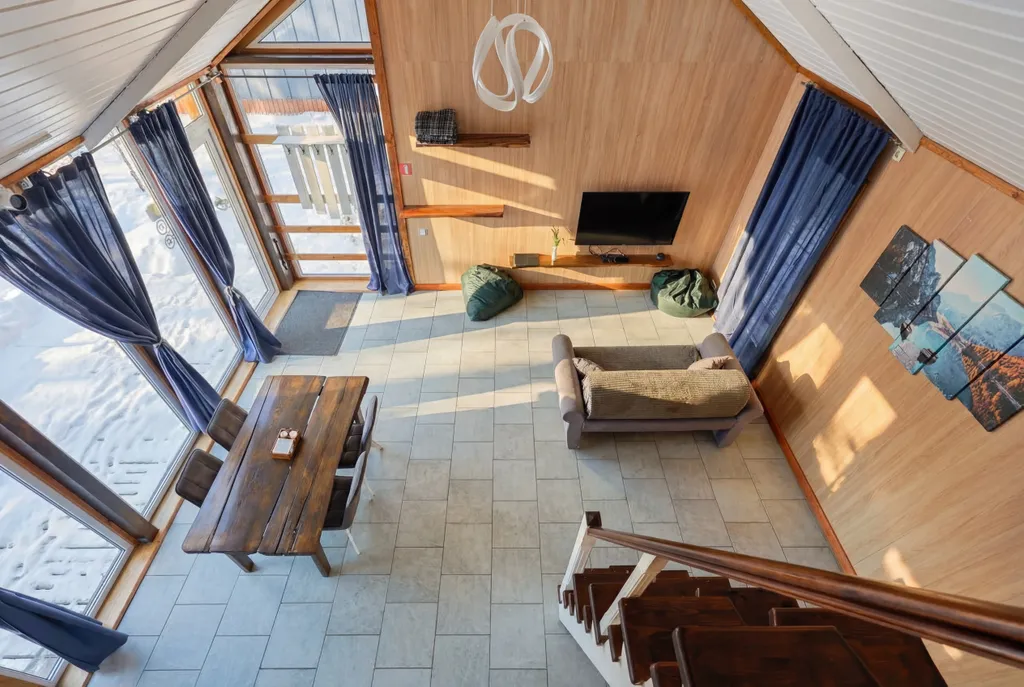 Коттедж Коттедж 3, barnhouse, современный одноэтажный дом с мансардой — Ногинск