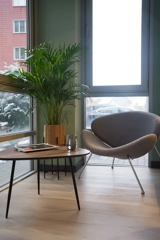 Квартира Квартира Современная студия Оранжевая с балконом — Калининград