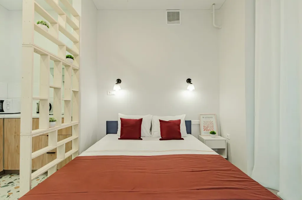 Квартира Красивая и уютная студия вблизи метро рядом с центром города — аренда посуточно в Казань