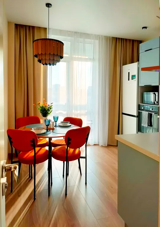 Квартира с красивой террасой на крыше дома в Белгороде