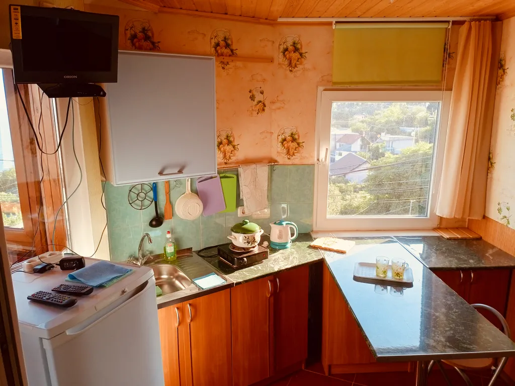 Видовая уютная студия с террасой