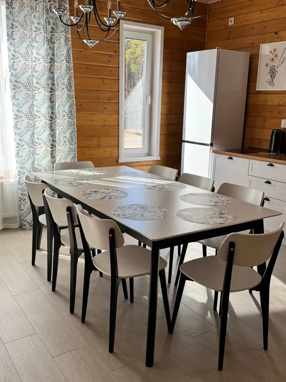 Дом в лесу с баней и видом на Волгу