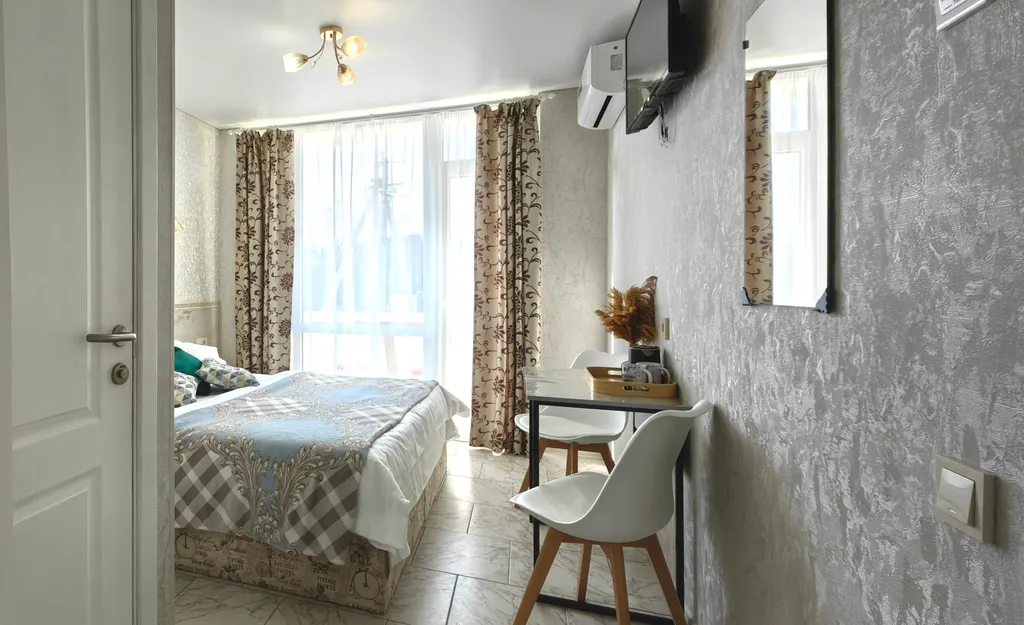 Уютный апарт с балконом, отопление, беседка, парковка