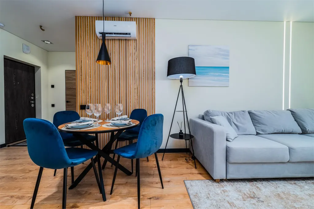 Апартамент 2к Golden Time с прямым видом на море