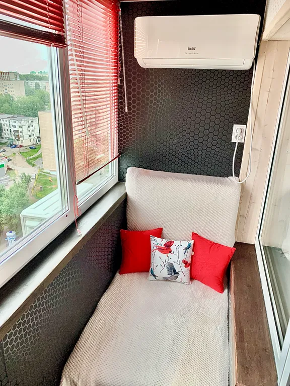 Студия для двоих с кондиционером с прекрасным видом на город