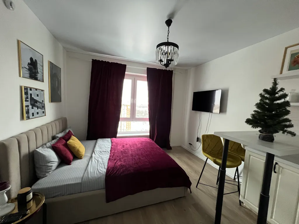 Стильные апартаменты с видом на город