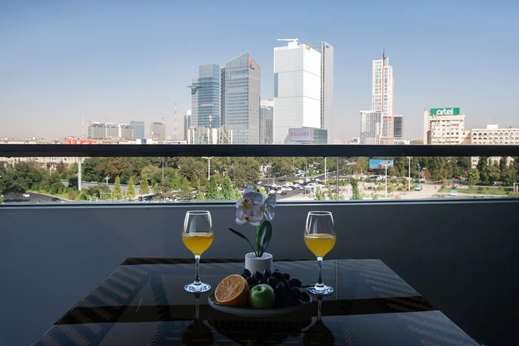 Квартира Стильные апартаменты с шикарным видом на город — аренда посуточно в Ташкент