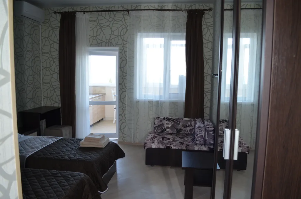 Комната с видом на море со всеми удобствами и отдельным входом