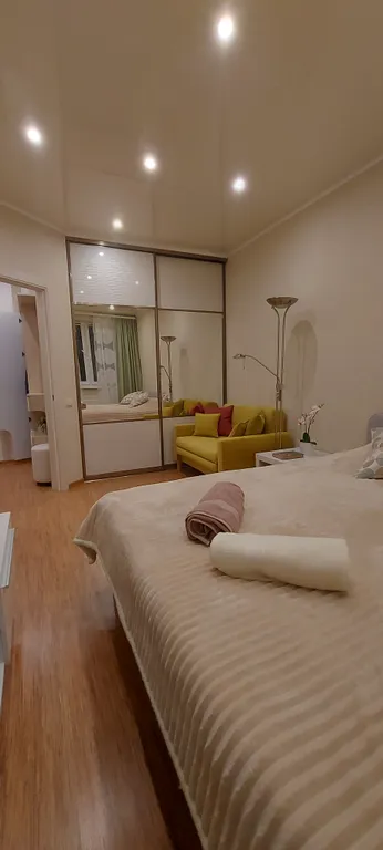 Уютная квартира в тихом районе, альпен парк 15 минут пешком до моря