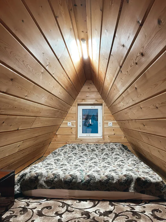 Коттедж Коттедж А-фрейм 2 Таёжная романтика — Таштагол