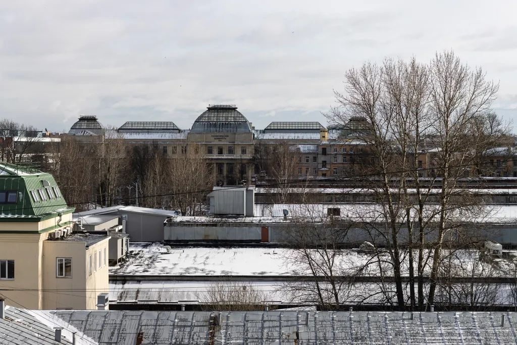 Квартира Квартира Малахитовна - студия с красивым видом — Санкт-Петербург