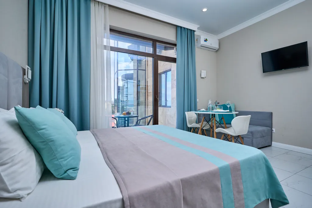 Квартира Премиум с видом на море и балконом — Лазаревское