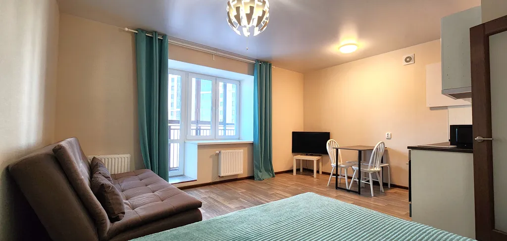 Квартира Квартира Cтудия Izumrud apart для 1-4 гостей в 5 минутах пешком от метро Горки — Казань
