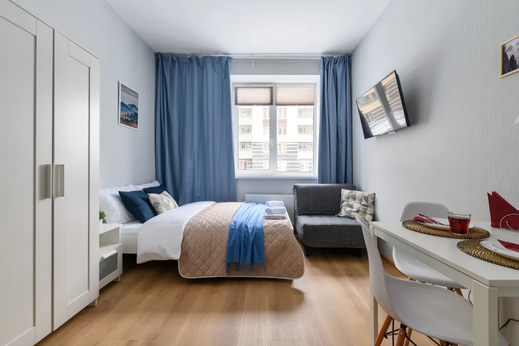 Квартира Квартира-студия Скандинавия пос. Песочный 1 этаж заселение 24/7 — Песочный