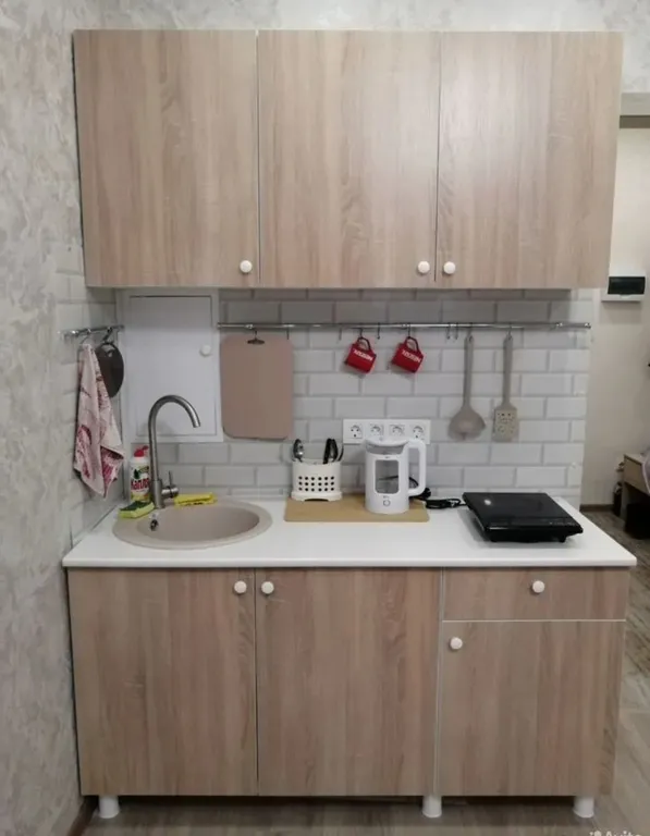 Уютная студия с видом на город