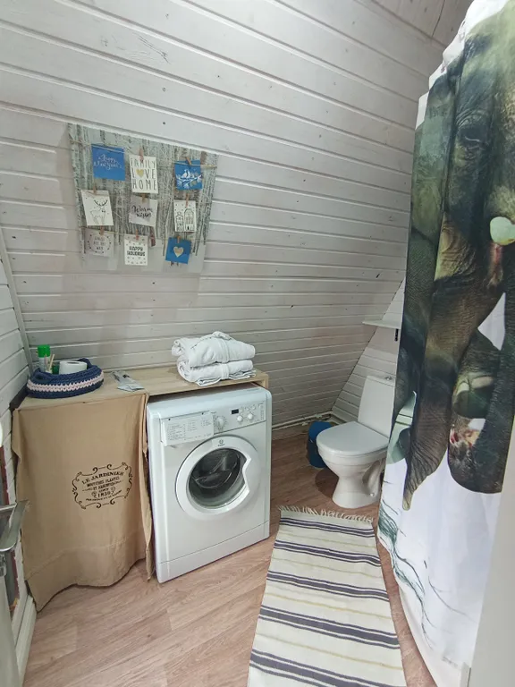 А-фрейм с парной, купелью и беседкой