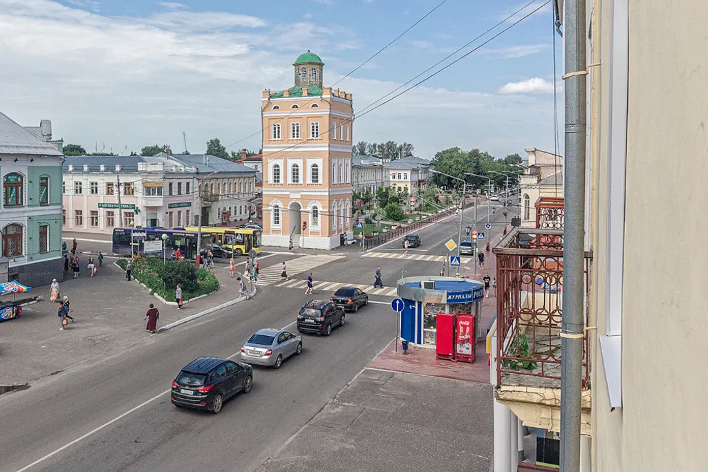 Апартаменты в центре с видом на башню 1863 года