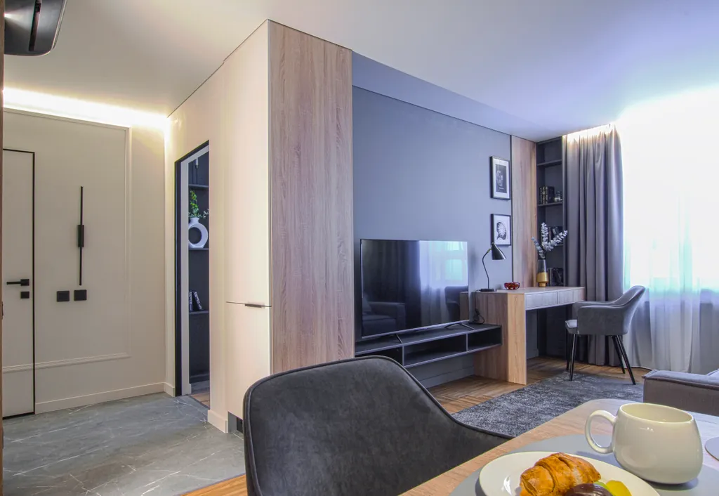 Квартира с видом на город