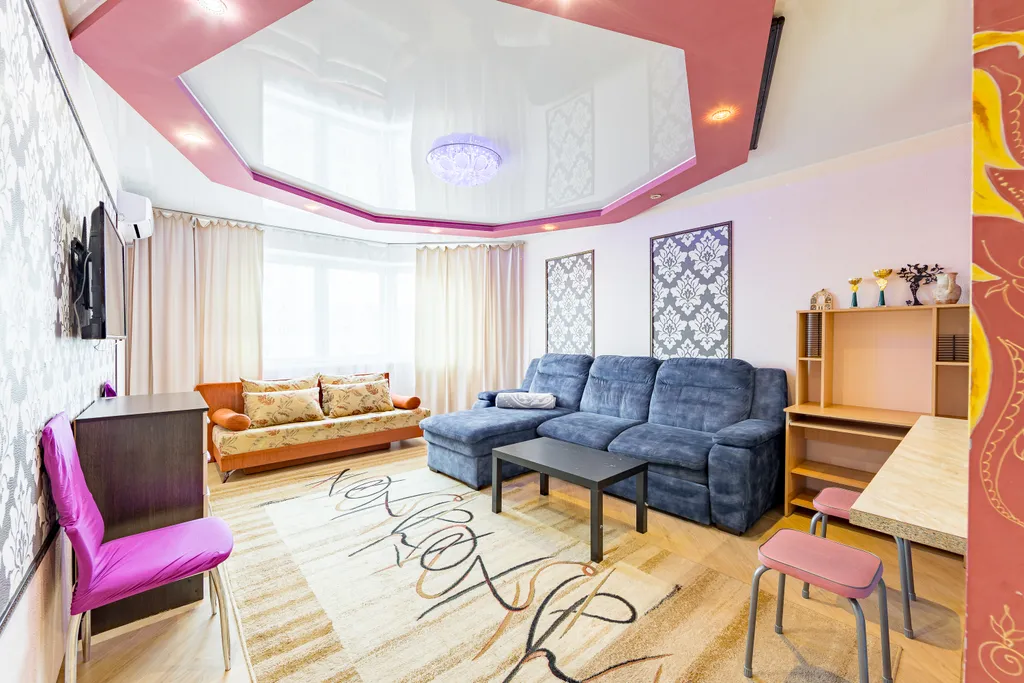 Квартира с оригинальным дизайнерским ремонтом