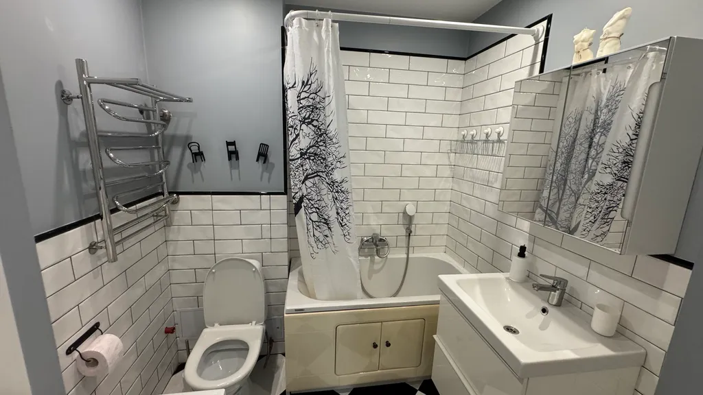 Классная квартира в центре с видом на набережную