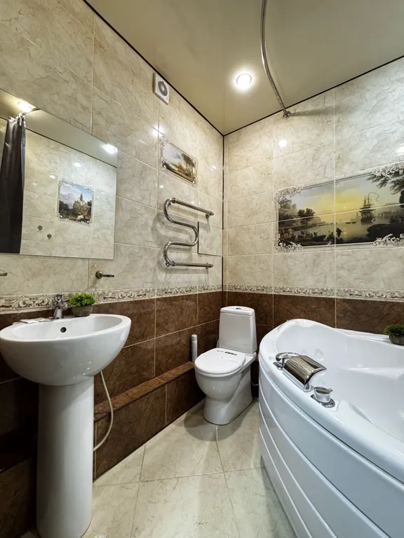 1-комнатная квартира с большой ванной