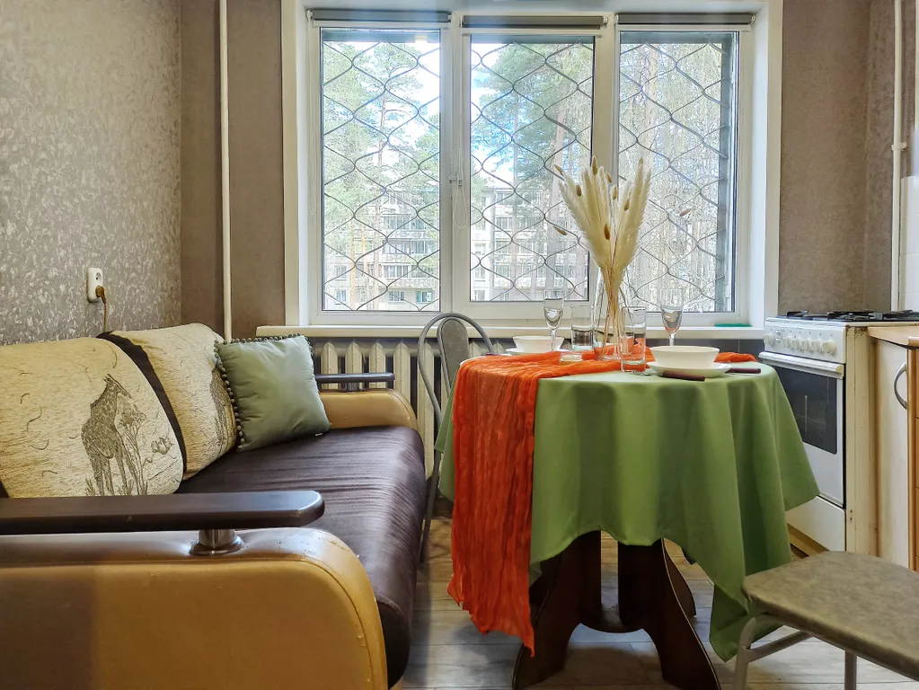 1-к квартира на 2-4 гостя в тихом дворе 212 квартала