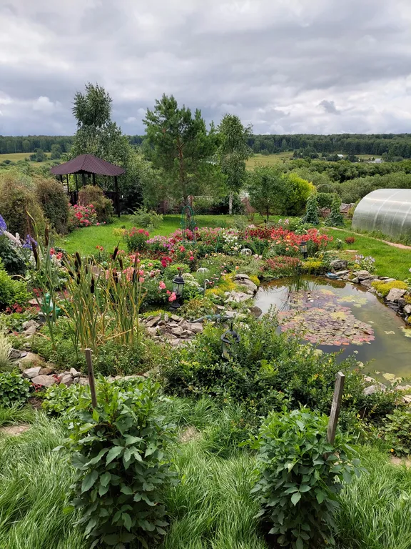 Уютный дом на берегу реки