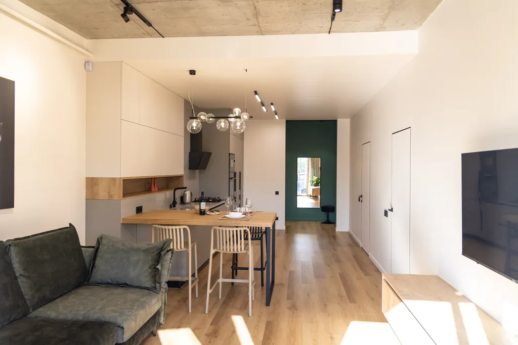 Апартамент с видом на реку в ЖК Рыбная деревня