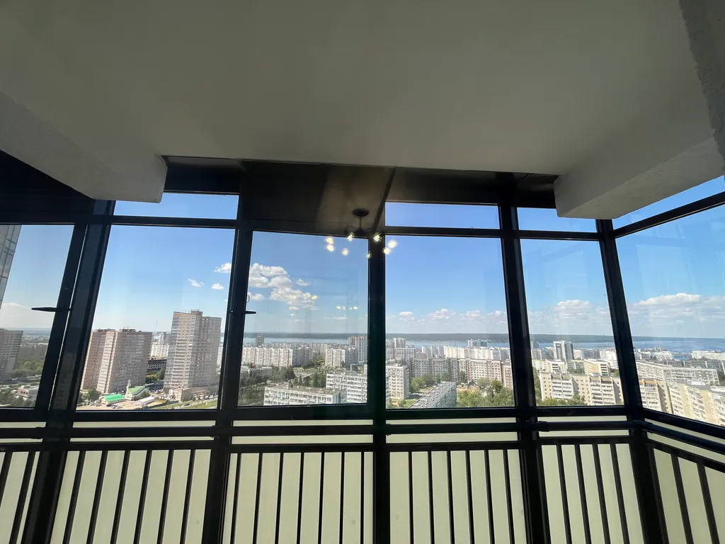 Квартира с видом на Каму с высоты птиц